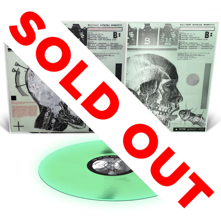 GISM "Military Affairs Neurotic (Reissue) LP + Lenticular Print Deluxe Package" Bundle - Image 3