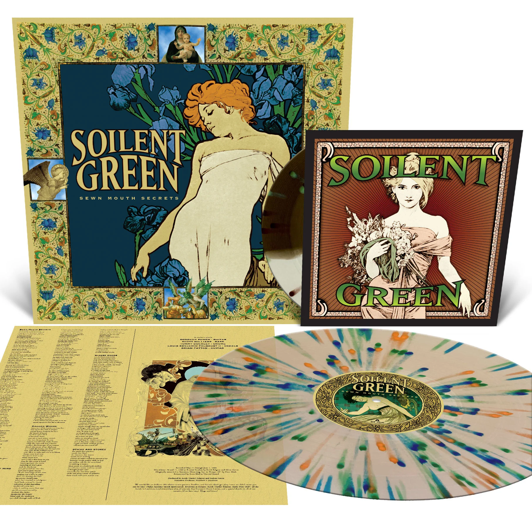 Soilent Green "Sewn Mouth Secrets LP + A String Of Lies 7" Bundle" Bundle - Image 4
