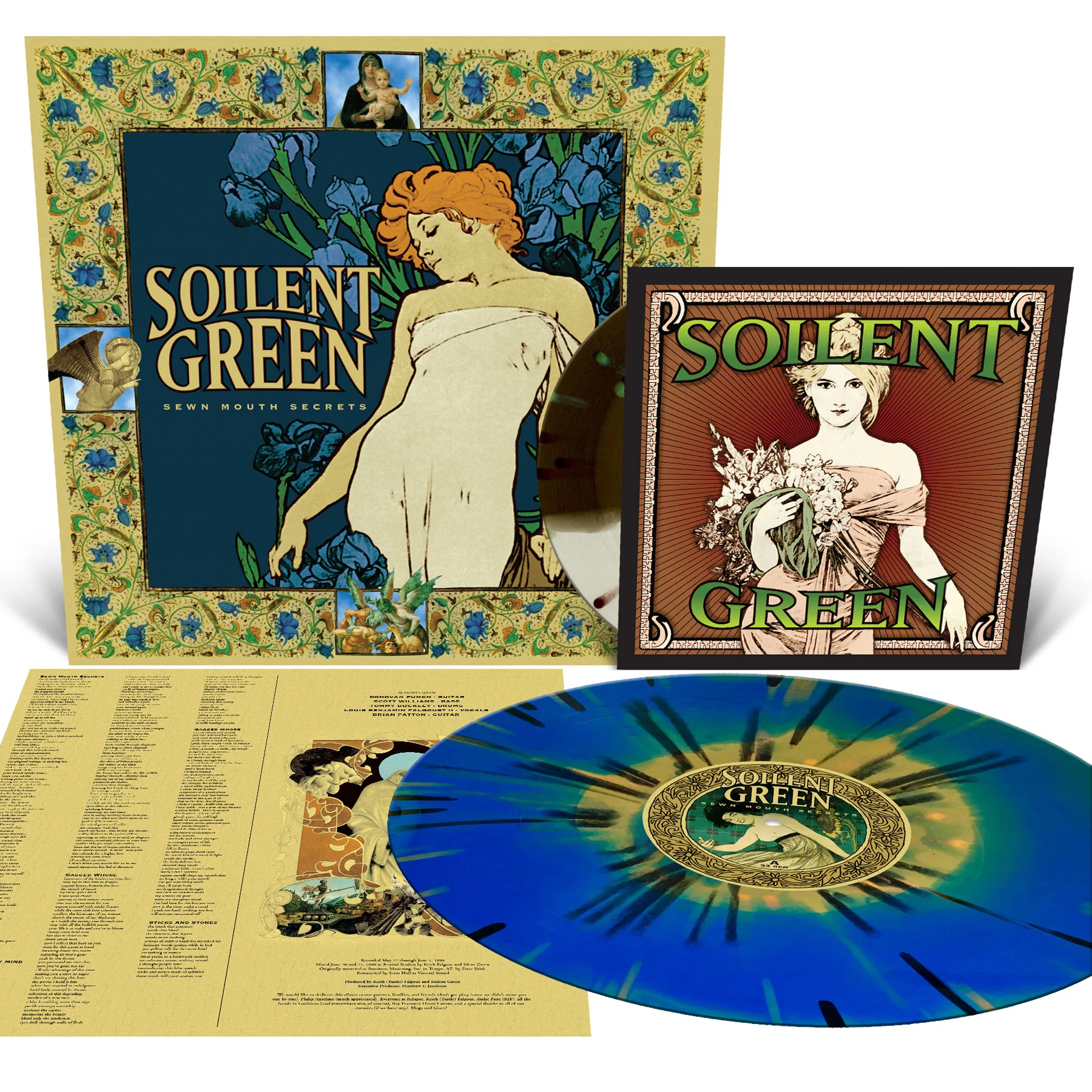Soilent Green "Sewn Mouth Secrets LP + A String Of Lies 7" Bundle" Bundle - Image 6